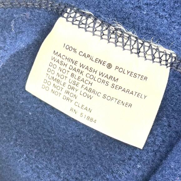 Patagonia vintage blue Capilene Polyester fleece-lined leggings (M) - Picture 5 of 7